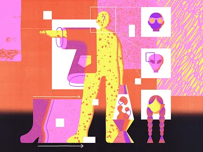 Express Yourself avatar customization cyberspace digital editorial identity illustration individuality internet metaverse online persona self expression style trends vector virtual