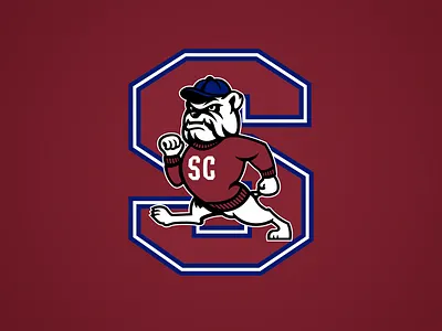 South Carolina State Bulldogs Primary Logo branding bulldogs college sports hbcu illustration south carolina state sports logo