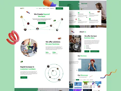 Agency Website Design agency agency website agency website design agency website landing page design graphic design kit landing page ui ui ux ux ui