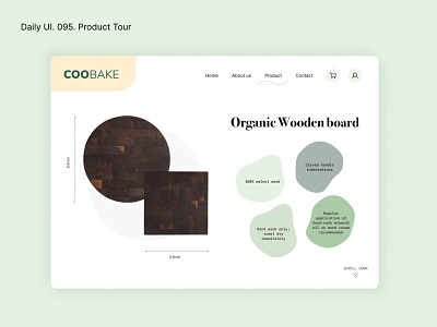 [Daily UI] 095. Product Tour dailyui dailyui095 design kitchen modern producttour simple ui uiux webdesign website