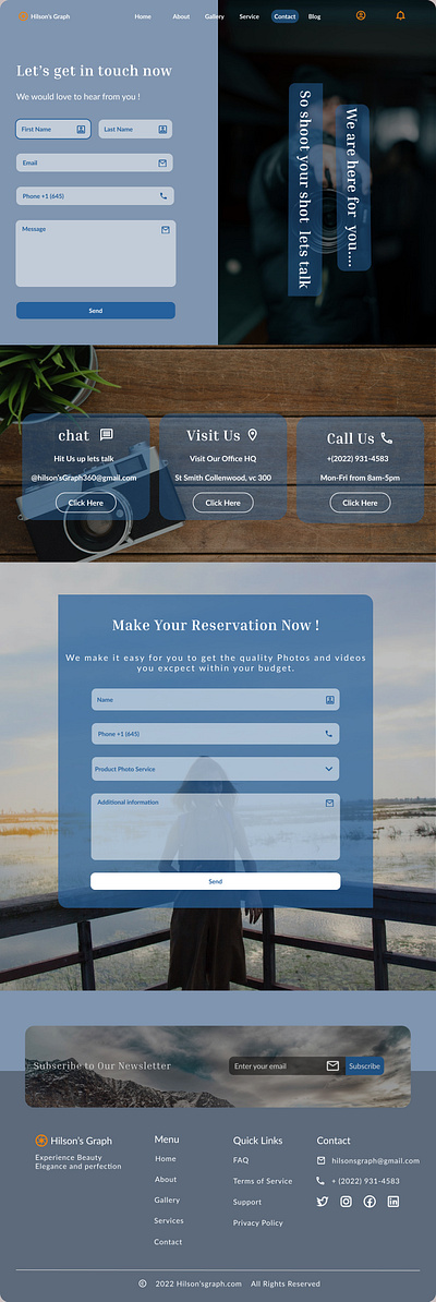 Simple contact page design graphic design ui ux