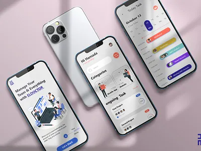 UI/UX for Management System app design graphic design ui ux