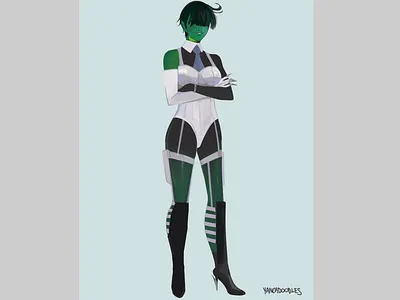 Original Character: Mia digital painting illustration oc original art originalcharater