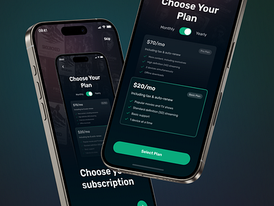 Cinepix - Choose Avatar, Subscription, On Boarding 3d app avatar cinema dark design film illustration ios mobile movie netflix onboarding online pricing profile streaming subscription theme ui