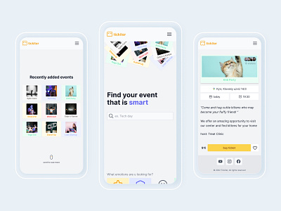 Ticketing platform figmadesign mobile ticketing platform ui