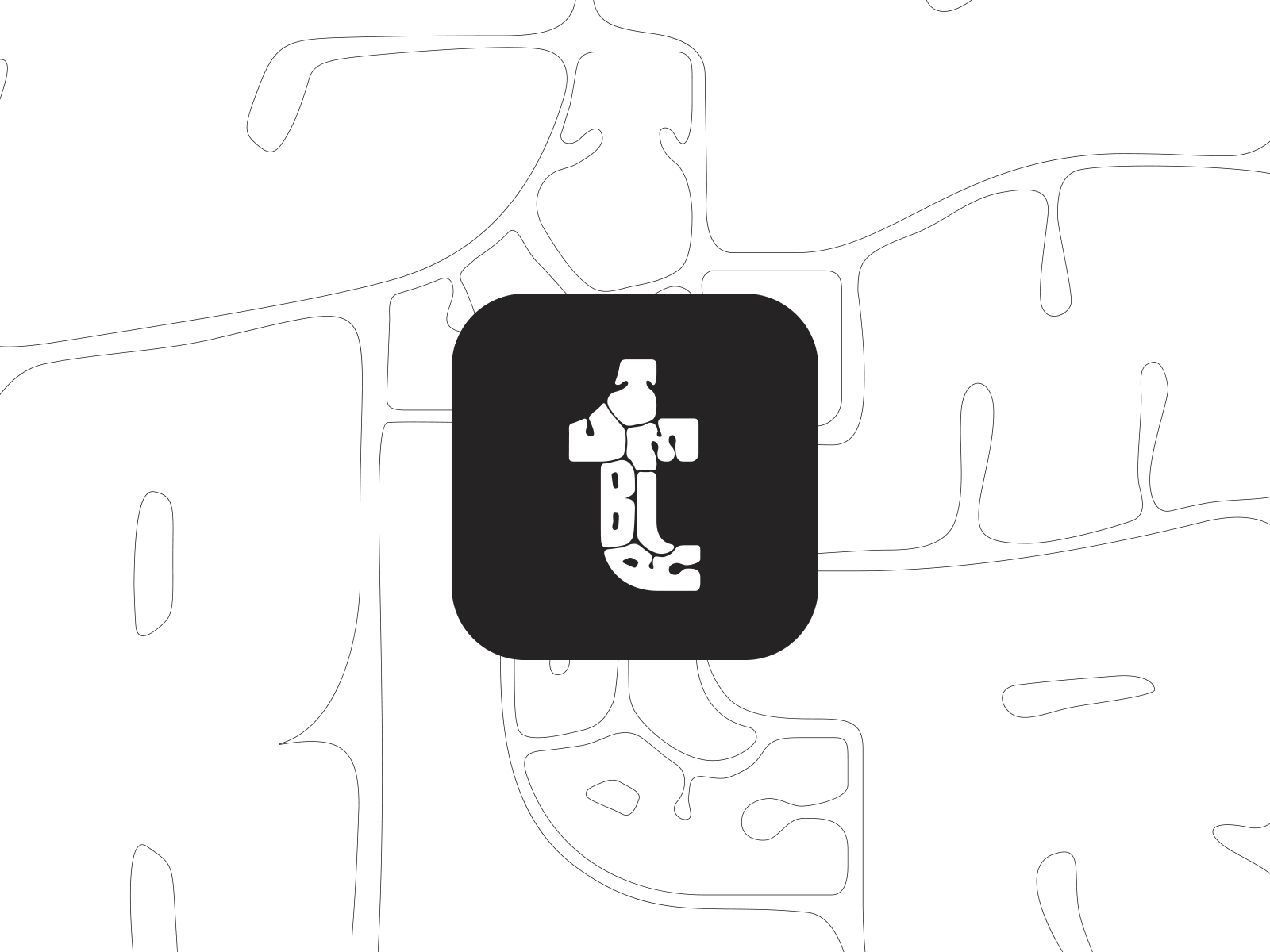 [REBOUND] Design a new Tumblr app icon V1 app icon black and white brand branding design flat icon font funky gif graphic design icon illustration illustrator logo negative space new participation photoshop t icon tumblr app