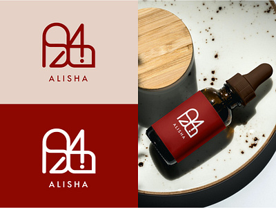 Logo Type Alisha branding design graphic design logo logoname logos