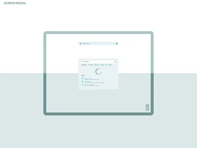 Search Modal Design, 2022 data filtering design figma frontend design inputs modal search searchbar spinner ui user interface web design