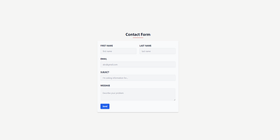 Tailwind CSS Contact Components css html tailwind css uiux web design
