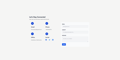 Tailwind CSS Contact Components css html tailwind css uiux web design