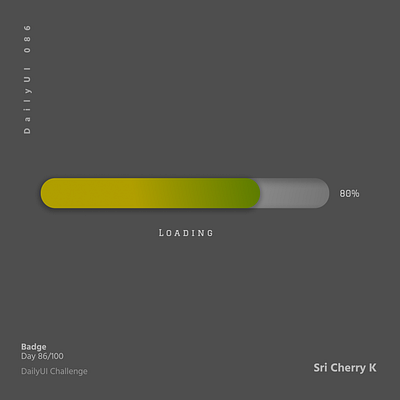 DailyUI 86 - Progress Bar app dailyui dailyui86 design gradients loading product design progress bar ui ux