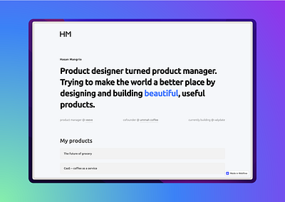 New Portfolio is Live! branding design figma illustration logo minimal product productdesign ui ux