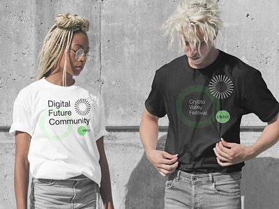 Crypto Valley Festival — T-Shirts brand branding design graphic design identity illustration logo merch t shirt typography visual identity