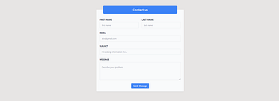 Tailwind CSS Contact Components css html tailwind css uiux web design