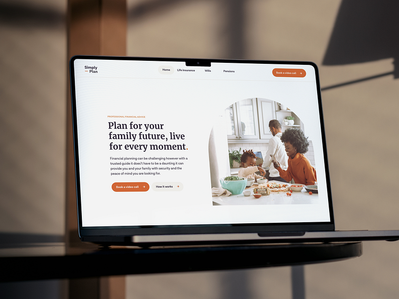 Simply Plan — Homepage brand branding concept design graphic design home homepage identity logo ui visual identity website