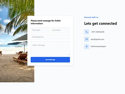 Tailwind CSS Contact Components css html tailwind css uiux web design