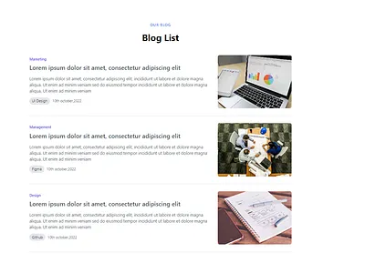 Tailwind CSS Blog List Components css html tailwind css uiux web design
