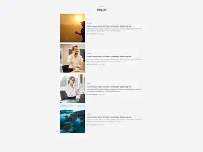 Tailwind CSS Blog List Components css html tailwind css uiux web design