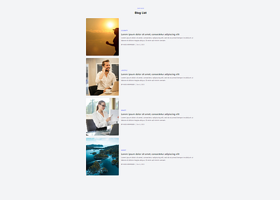 Tailwind CSS Blog List Components css html tailwind css uiux web design