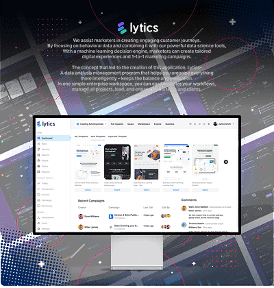 lytics analysis application creative design digital ui user interface ux