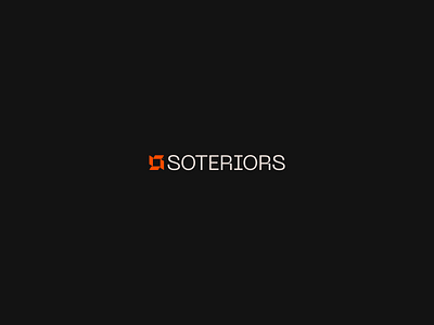 Soteriors — Lockup branding concept logo visual identity website