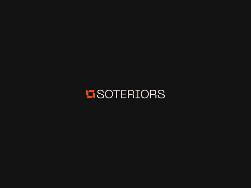 Soteriors — Lockup branding concept logo visual identity website