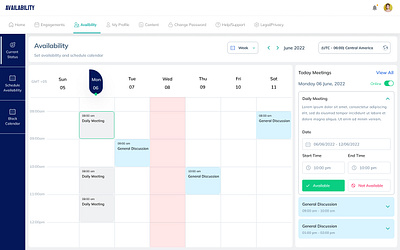 Schedule Availability app branding design graphic design typography ui ux ux design web webapp website