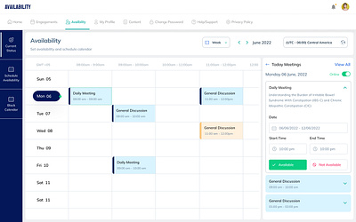Schedule Availability app branding design graphic design medical scheduling typography ui ux ux design web webapp website