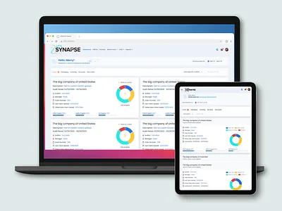 Synapse - Redesigning Auditing Application application audit best dashboard design best design clean dashboard design clean design dashboard dribbble best shot new design product design ui uiux ux ux design web application
