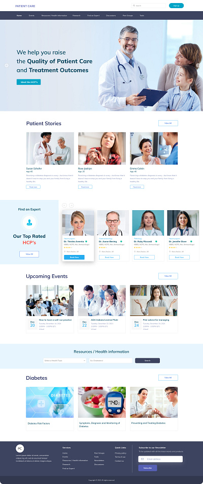 Patient Care app branding design graphic design landing page logo medical typography ui ux ux design vector web webapp website