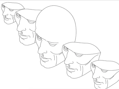 Echo Primer WIP design head human illustration line art space