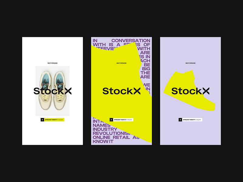 In Conversation With — Instagram Story Posts brand branding design graphic design identity illustration logo typography visual identity