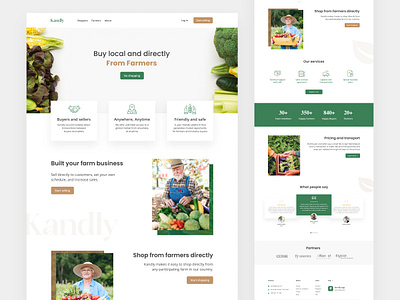 Landing Page design for website landingpage ui website