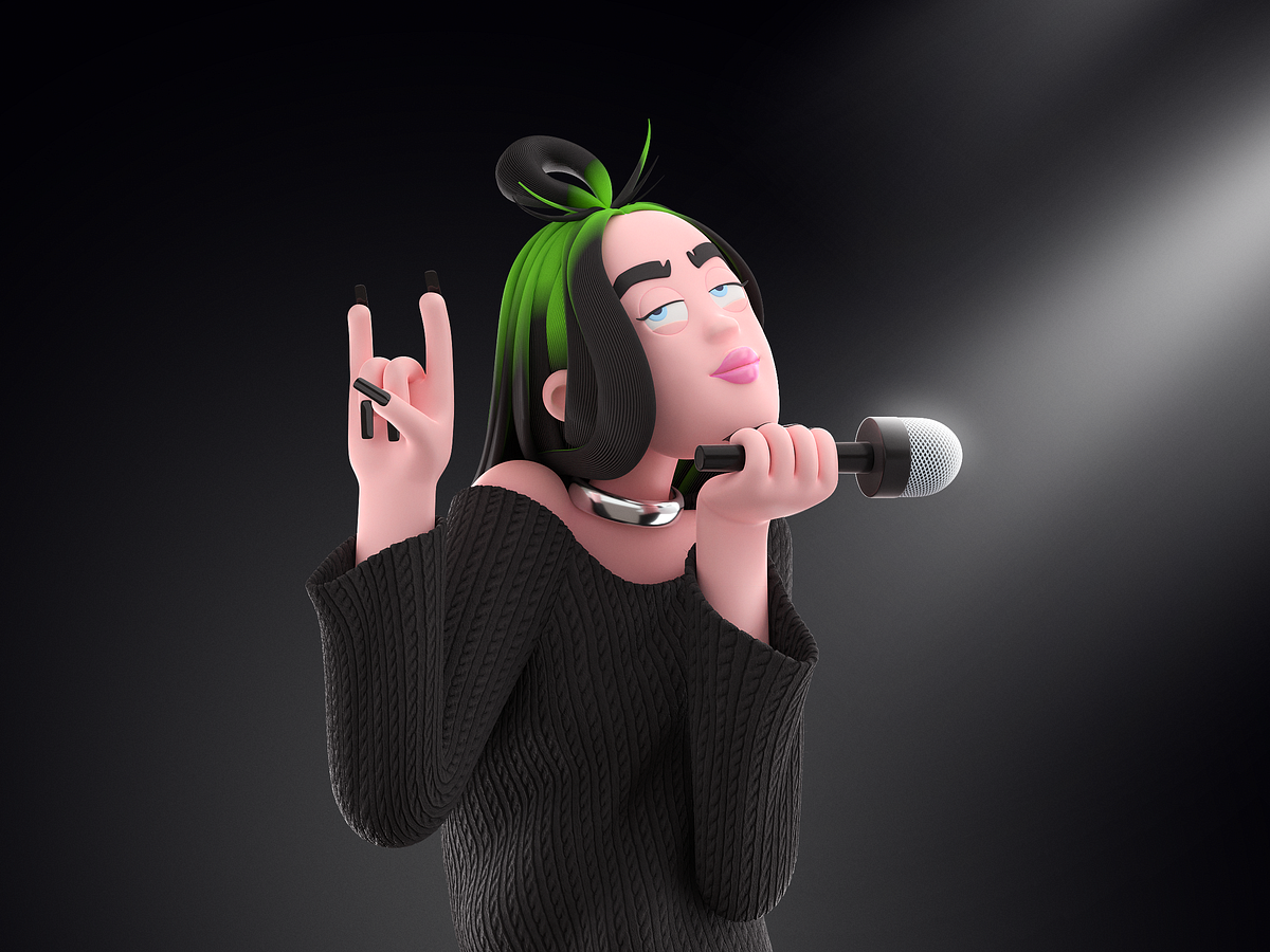 Billie Eilish designs, themes, templates and downloadable graphic