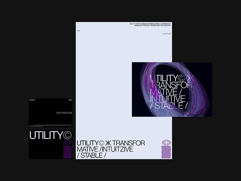 Utility — Stationary brand branding concept design graphic design homepage identity logo stationary visual identity