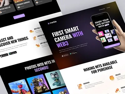 Website Design: WEB3 color crypto design header hero home page landing page trend ui uihut uiux design web design web3 website website design
