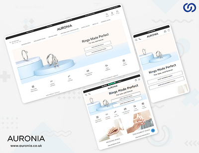 Auronia animation branding design graphic design illustration logo ui user experience vector web design