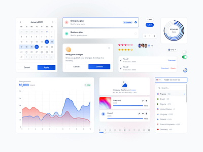 Friendly UI kit attachment auto layout component date picker design system design tokens dialog figma tokens friendly input phone number line chart loader properties rating toggle ui kit uploader