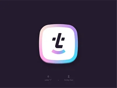 Tumblr new app icon app brand identity branding face gradient icon identity design logo logo design logos modern playful playoff smile t tumblr