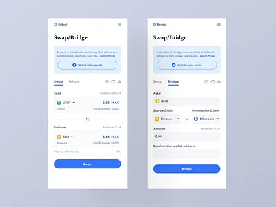 Robust Finance - A blockchain Yield farming protocol blockchain bridge crypto cryptocurrency defi design dex mobile ui nft protocol swap ui web3
