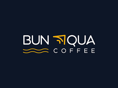 Bun Aqua Logo branding design illustration logo typography