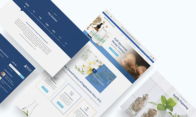 Biotics Research - Website Design blog branding design graphic design hubspot ui uiux website design