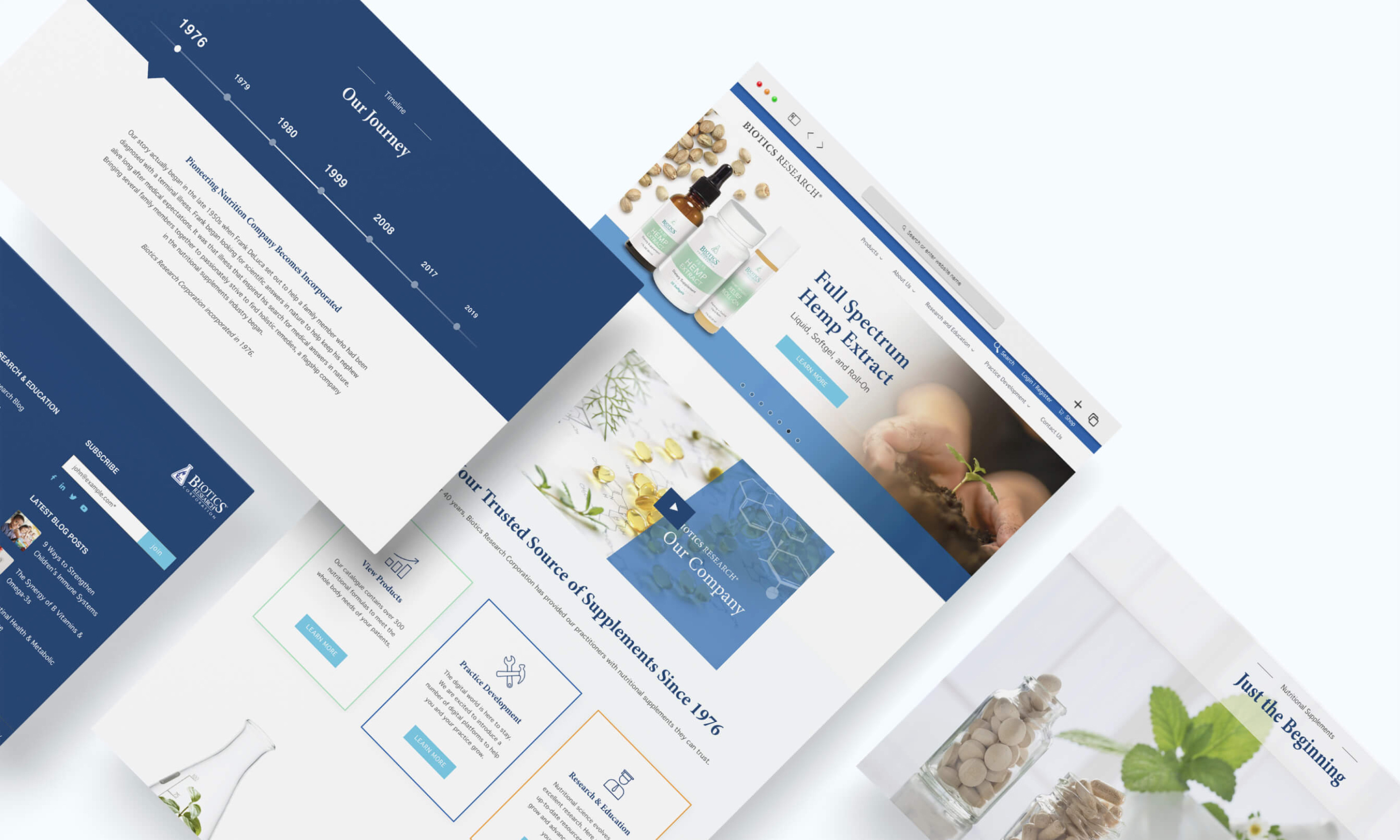 Biotics Research site Design by Wow Design on Dribbble