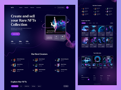 NFT Marketplace Website bitcoin blockchain crypto crypto wallet cryptoart cryptocurrency digital art ethereum marketplace nft nft 3d nft marketplace nft web nft website nfts token trade web 3 web 3.0 website