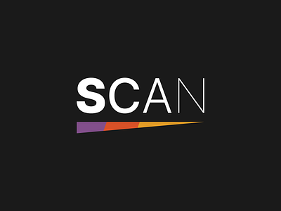 SCAN Logo clean design graphic design graphicdesign logo logo design minimalistic scan scanner simple