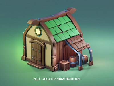 FULL PROCESS: 3D Modeling Tiny HUT in BLENDER 3.0 3d 3d game model 3d low poly 3d model 3d modeling design digital art game building house hut icon illustration low poly low poly model lowpoly lowpoly 3d lowpoly hut lowpoly model tutorial viking