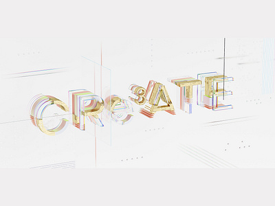 .:Placeholder Concept:. 3d 3dtext branding design font glass gold golden graphic design hologram holographic illustration kinetic lettering letters logo render trend type typography