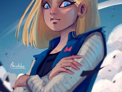 C18 anime c18 dragonball dragonballz