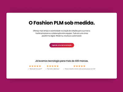 Coleção.Moda Landing Page branding landing page