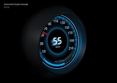 Instrument Cluster Concept 3d blender design graphic design illustration